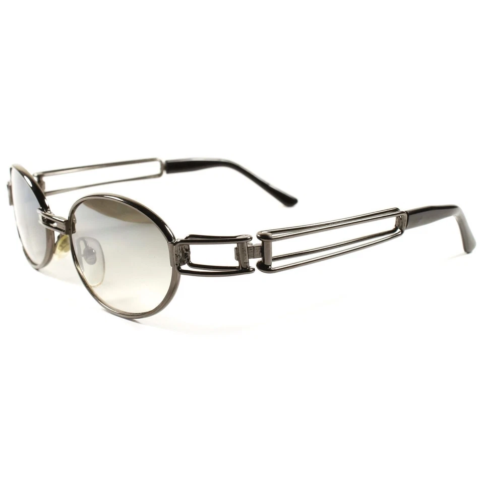 Gafas de sol clásicas redondas ovaladas retro hippie indie vintage de la vieja escuela de los 90 para hombre Foto 2 de 4