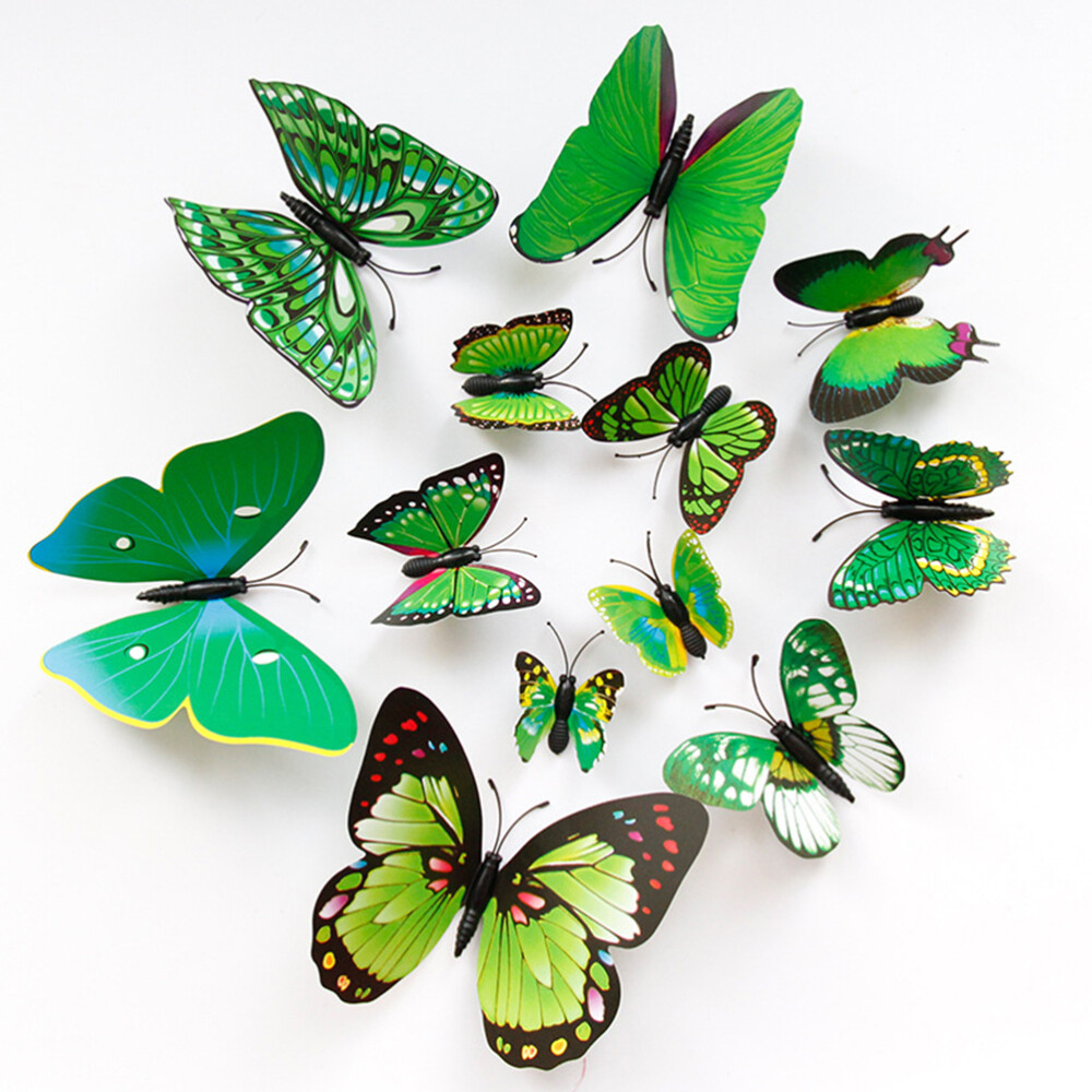 60 Pcs Wall Stickers 3D Decals Threedimensional Detachable eBay