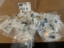 (QTY. 25) IRP Strut Mount Cushion Clamp, 3/8" OD Tube, Electro Galvanized Gold