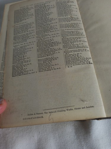 Antiquarian Holy Bible, The Portable Commentary Maps, Ingam Cobbin 1880's - Foto 10 di 10