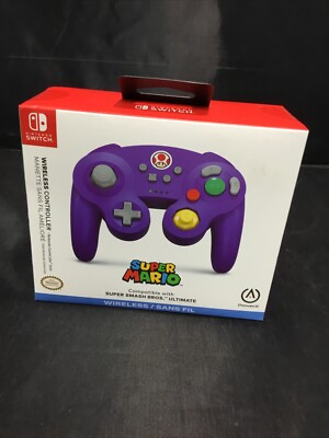 Genuine PowerA GameCube Style Wireless Controller for Nintendo Switch - Toad NEW