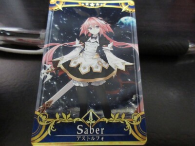 FGO Fate Grand Order Arcade Card Servant Astolfo Saber d