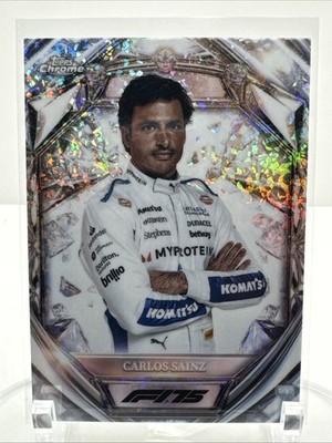 Carlos Sainz 2025 Topps Chrome F1 Diamond Anniversary #D75-18 Williams