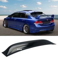 Fits 06-11 Honda Civic 4dr Rear Window Roof Sun Rain Shade Vent Visor Spoiler