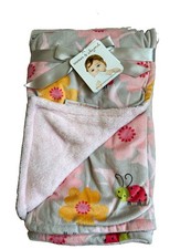 Blankets  Beyond Baby Plush Blanket Pink Floral