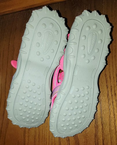 NEW Stride Rite Made2Play Snorkel Pink Open Toe Strappy Sandals Sz 2W WIDE NOS - Picture 5 of 7