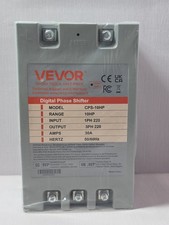 Vevor Digital Phase Shifter 30 Amp 3 Phase Converter 220V Residential, CPS-10HP