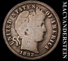 1892 Barber Dime- Scarce Better Date- No Reserve #K534