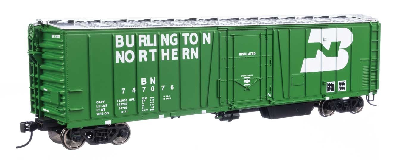 H0 Scale - Walthers Freight Car Refrigerator Car Burlington Northern -- 3778 Neu