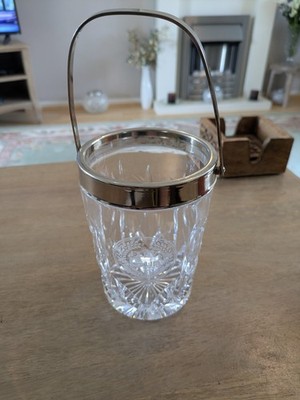 Eley Target Gun Supershoot 1986 gravierte Trophäe KRISTALL geschliffenes Glas Eiskübel