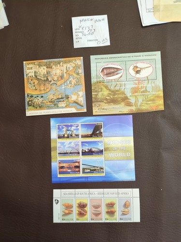 APC 5127 AFRICA MNH SS with $36.50 scv all identified