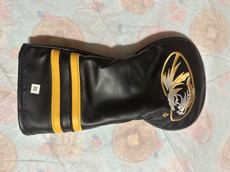 Missouri Tigers Golf Club Head Cover Fairway Wood Hybrid NCAA Columbia - Black