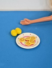 KITCHEN LITTLES Rare LEMONS SLICES FRUIT DRINKS ACCESSORIES BARBIE FOOD HTF