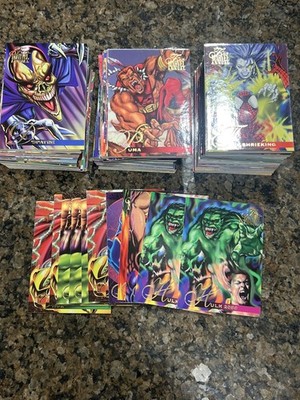 1995 Marvel Flair Annual Lot of 115+ Base Cards, some duplicates, most NM