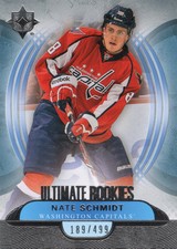 2013-14 Ultimate Collection #105 Nate Schmidt Rookie /499 RC Washington Capitals
