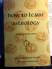 "How to learn astrology" 1969 hardcover, great condition of book, cover fair