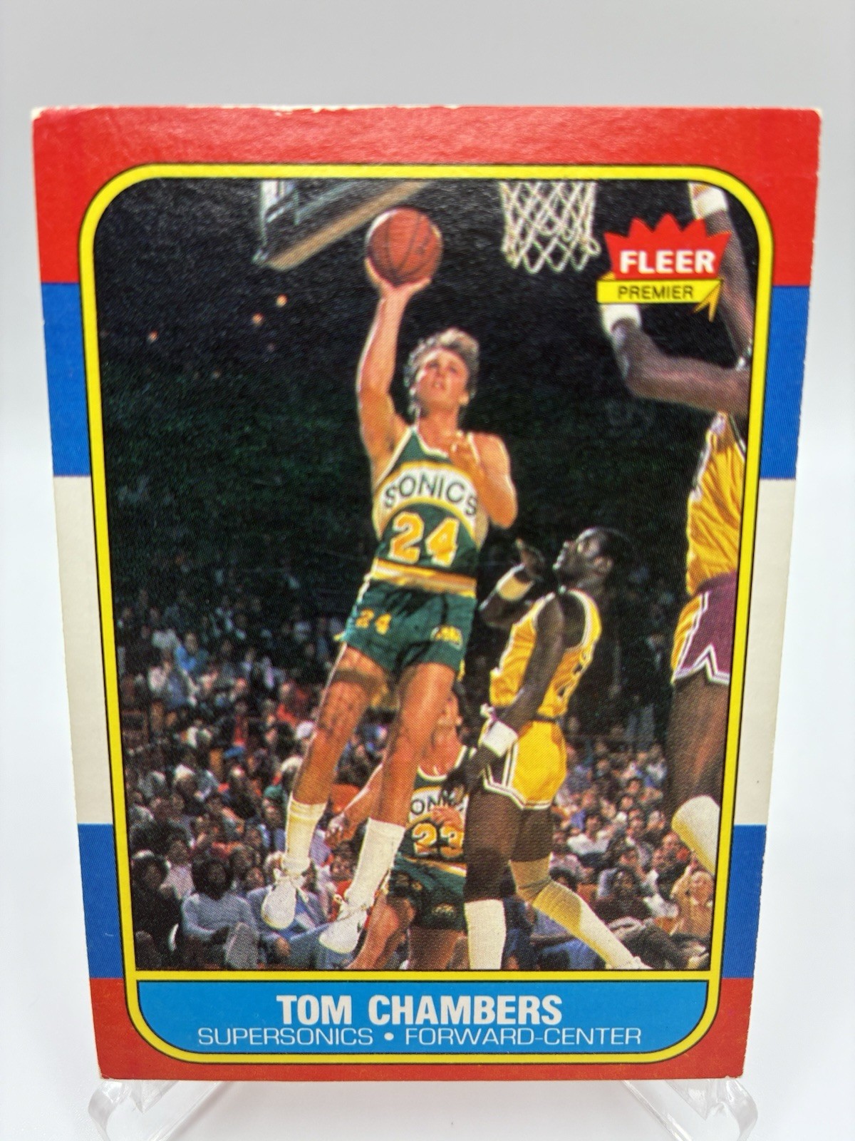 1986-87 Fleer #15 Tom Chambers Seattle SuperSonics
