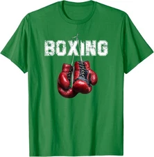 Funny Boxing I Love Sport Vintage Color Gift Friends Unisex T-Shirt