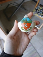 Collectable Arcadian China Miniature Basket Southborough Crest