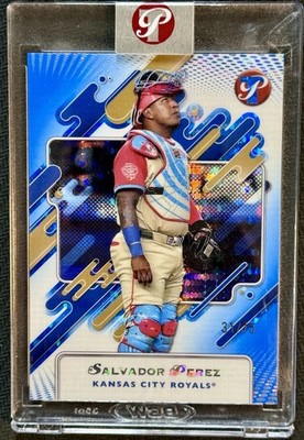 2025 Topps Pristine - Salvador Perez #284 Pristine Blue Refractor /75