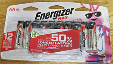 NEW FACTORY SEALED 16 PACK ENERGIZER MAX AA BATTERIES EXP 12/2040 1.5V FREESHIP 0.75 per gallon