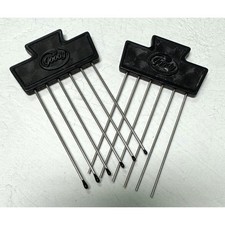 VTG 80s Goody Hair Comb Lift Pick Combo Metal Black