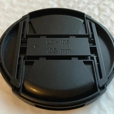 Generic brand 105mm 105 lens front cap Snap On LC-105 With tether