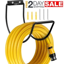 Soporte Para Manguera Hose De 150Ft Agua Jardin Pared Acero Inoxidable En Oferta