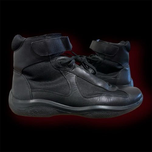 Prada Americas Cup HIGHTOP (4T 0341 10,5) US TAILLE 12 avec dustbag