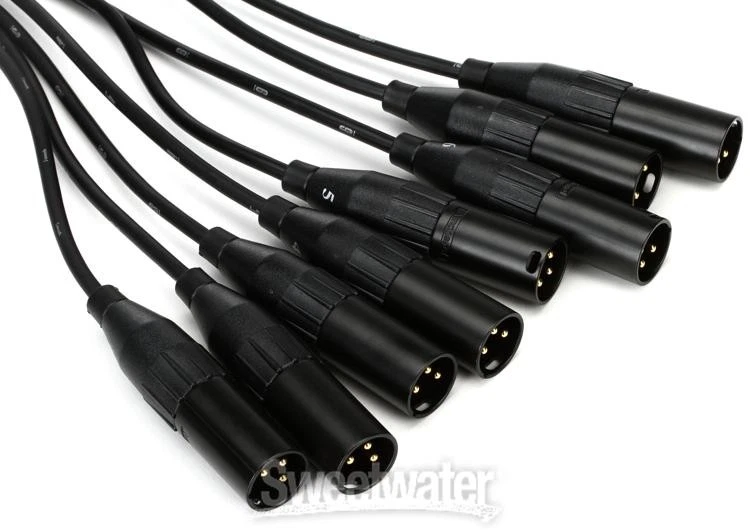 D'Addario PW-XLRMB-01 8ch XLR Male Breakout Cable - Image 2 of 4