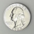 1964 Washington 25c Silver Gem Proof (International Numismatic Bureau)