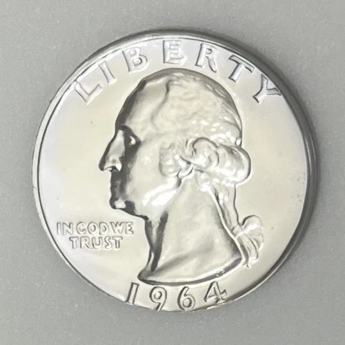 1964 Washington 25c Silver Gem Proof (International Numismatic Bureau)