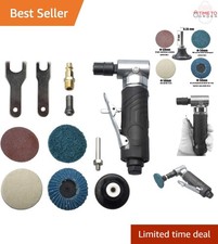 1/4 inch Angle Air Die Grinder Lightweight Aluminum 20000 RPM with 4 Discs