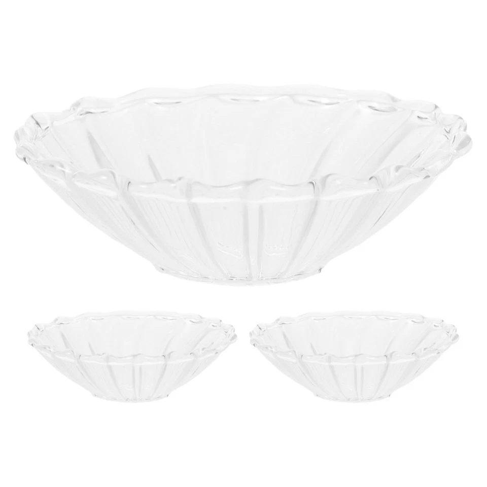  Protectores de goteo de velas 3 piezas: bandeja de goteo de vidrio transparente para velas cónicas - Foto 3 de 4