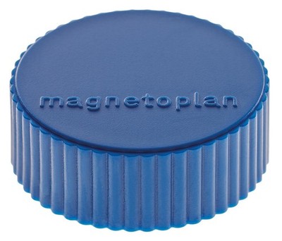 magnetoplan Magnete Discofix Magnum, dunkelblau, Ø 34 x 13 mm, 10 Stk.