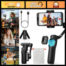 3-Axis Gimbal Stabilizer for iPhone  Android - Smooth Video, Lightweight, Porta
