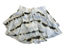 Lululemon Court Rival Skort Transverse Green Yellow High Rise HR Tennis Skirt 6