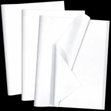 White Tissue Paper 15" x 20" 20" x 30" Packing Wrapping Cushioning Void Fill
