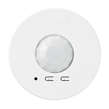 Lutron Wireless Ceiling Sensor Occupancy Vacancy Radio Powr Savr LRF3-OCR2B-P-WH