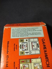 Vintage Nintendo Donkey kong Multi Scren Game and watch cib French Version JUNK