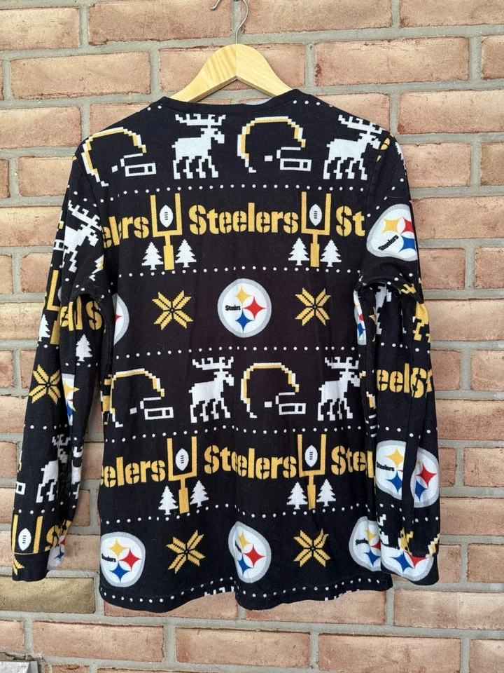 Pittsburgh Steelers NFL Equipo Ropa 2 Piezas Pijama Polar Pullover Hombre’s Pequeño Foto 4 de 4