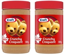 Kraft Peanut Butter Crunchy 500g (2 Pack)