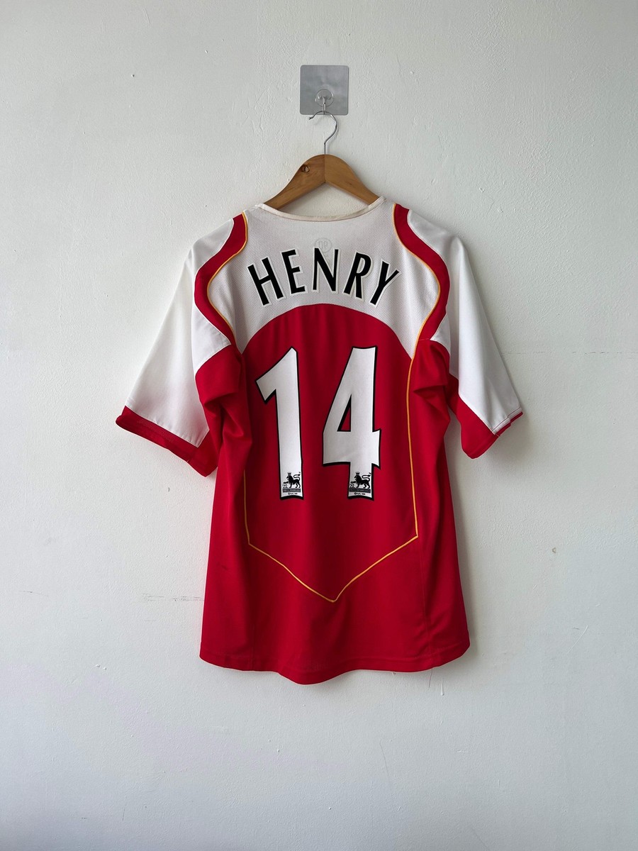 M) Arsenal 2004-05 Home Shirt Henry #14 Original Jersey Kit | eBay