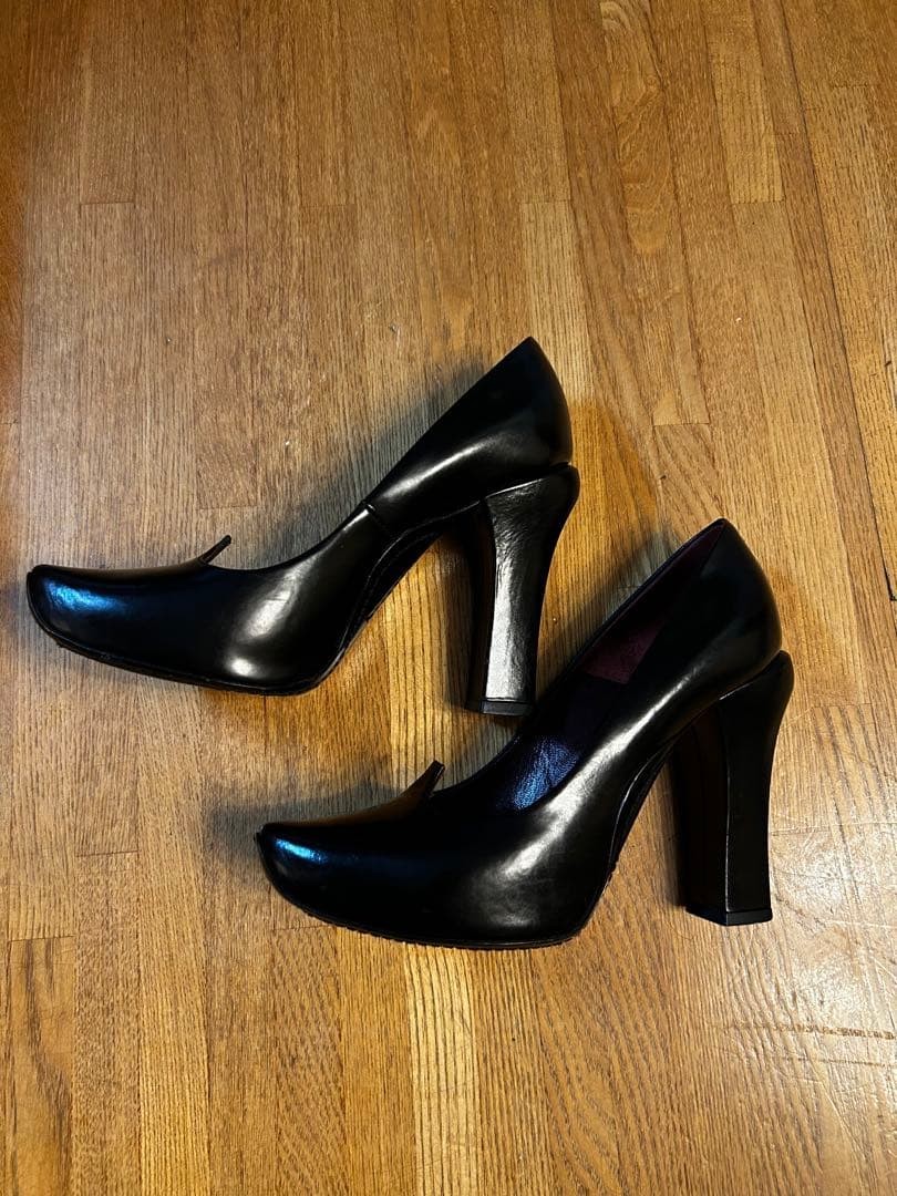 Louis Vuitton Women's Pumps Leather Size:36/JP:23 Black From Japan 135482K Auth thumbnail 2