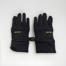 HEAD Kids Touchscreen Gloves Stretch Fleece Black Size Large