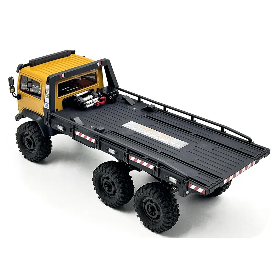 Hobby Plus 1/18 RC Off Road Car 6X6 Flatbed Truck 2Speed Gearbox Flysky Radio - Image 3 of 3