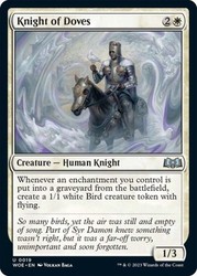 Knight of Doves (Foil) - Wilds of Eldraine #19/515 Uncommon