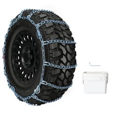 Set of 2 Tire Snow Chain Universal Adjustable Emergency Portable Traction Tire