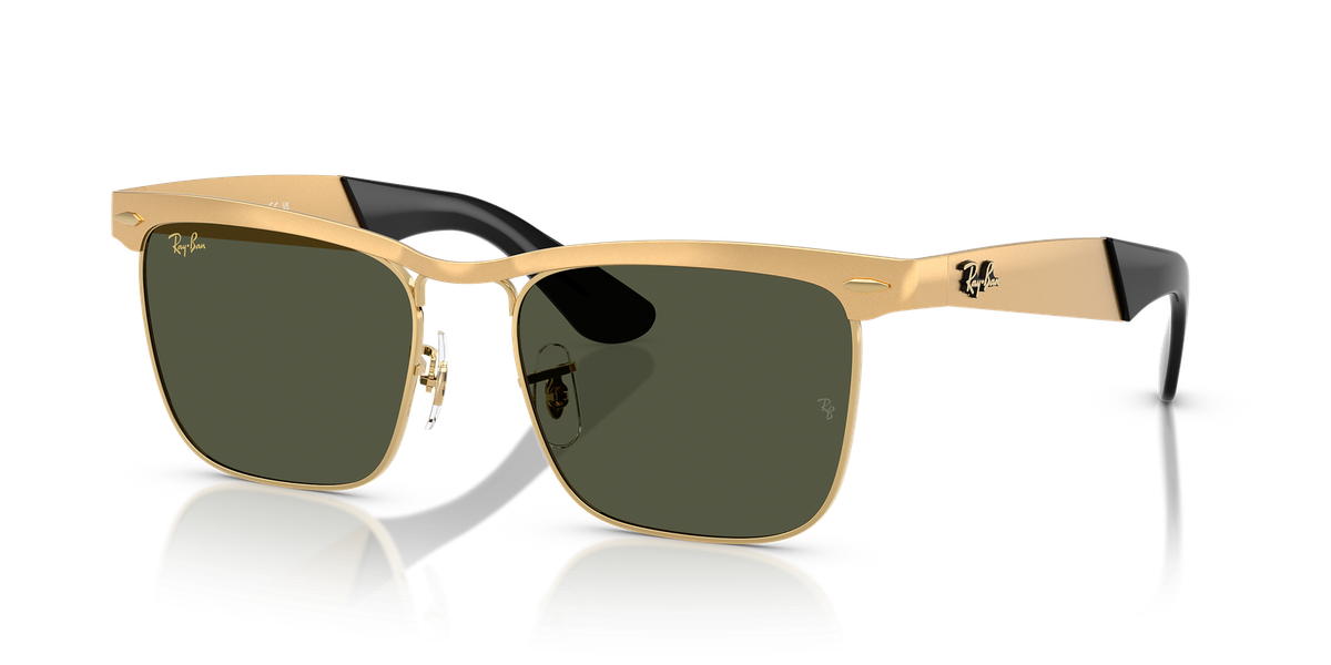 Ray-Ban Wayfarer Deluxe Sandblasted Legend Gold/Green 56 mm