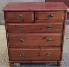 pine chest of drawers vintage